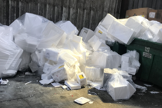 吉爾福德地區的回收項目：聚苯乙烯EPS壓實機